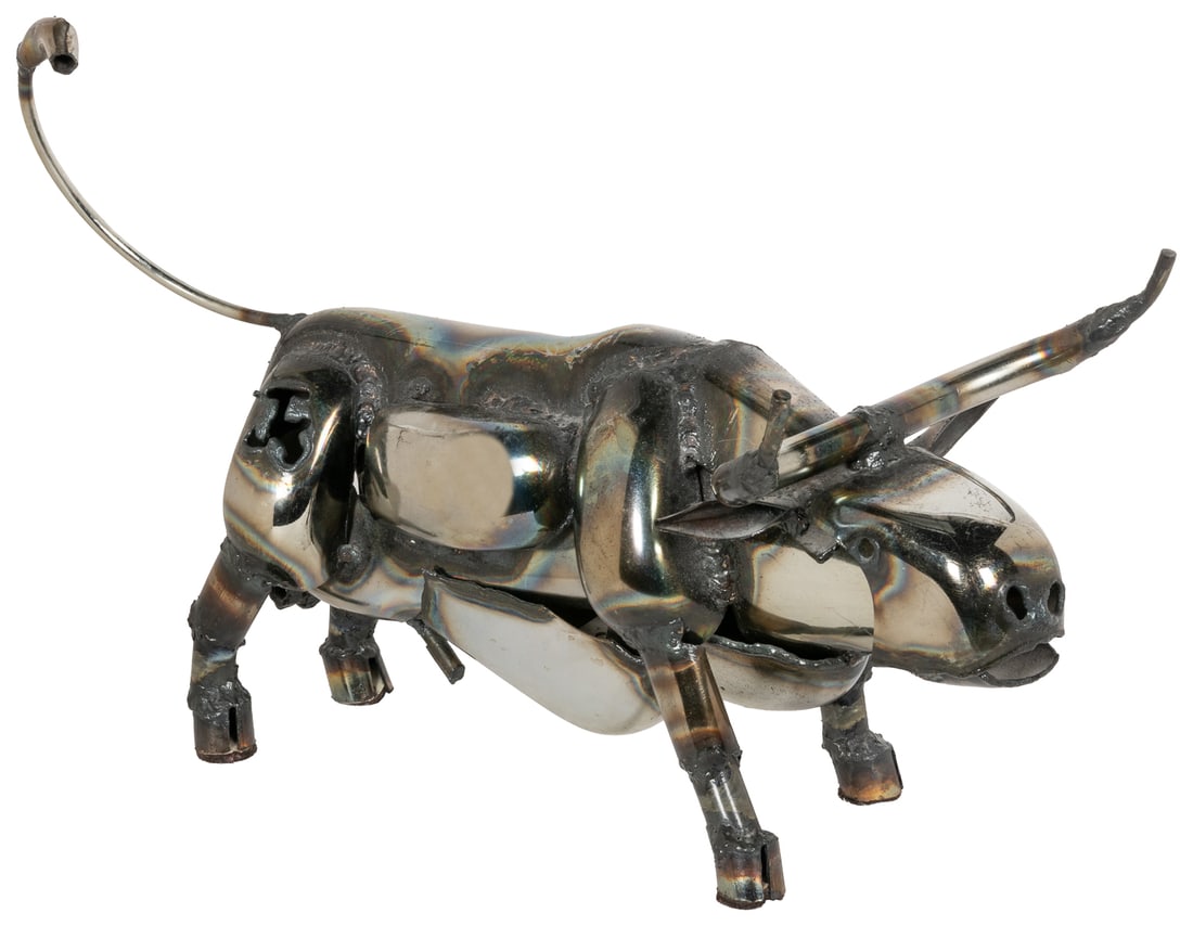 KEARNEY, John (American, 1924-2014) Bull. [Ca. 1980s]. Weld... (1 of 5)