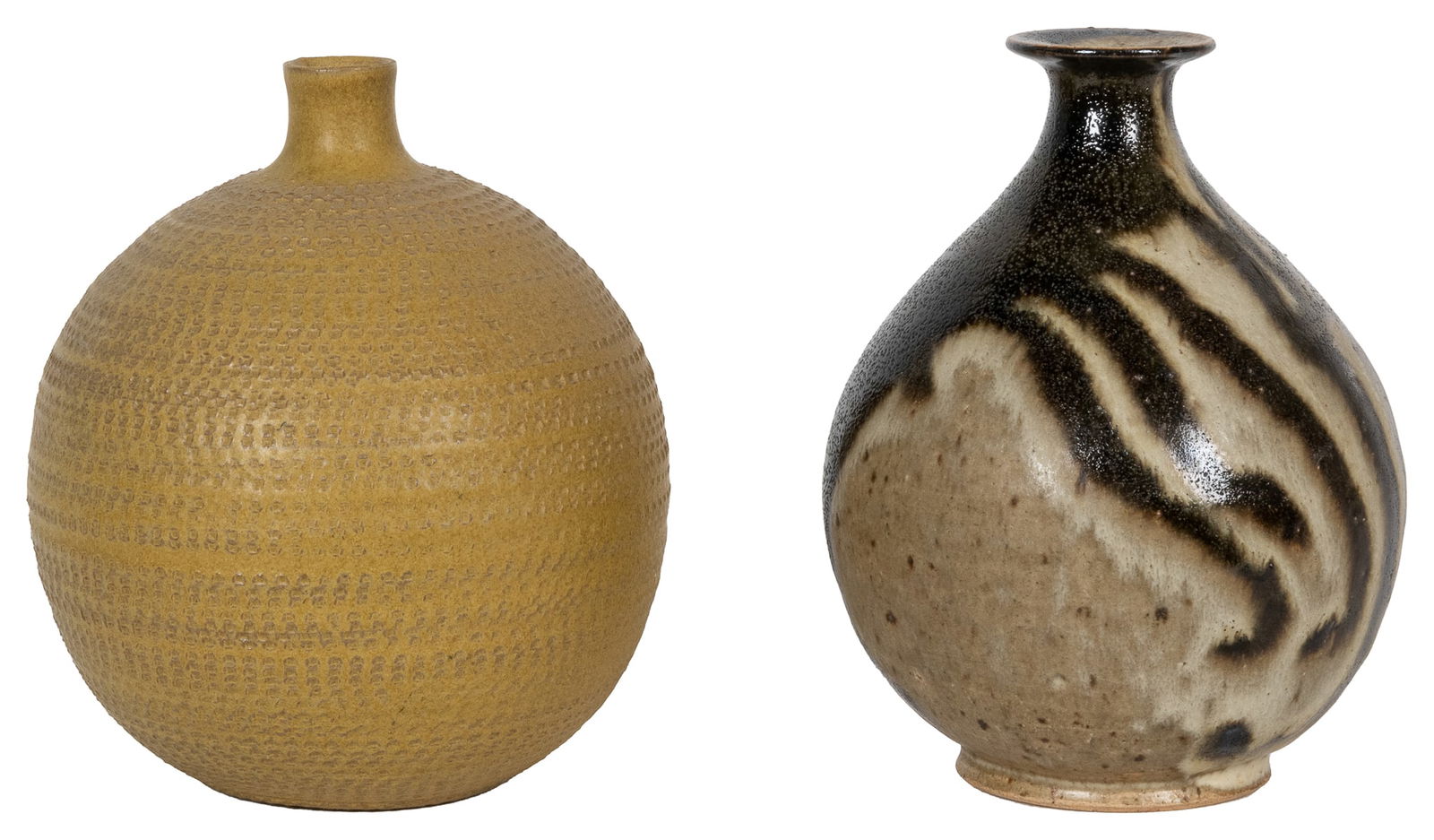[STUDIO CERAMIC] Weed Vases, two works. Not dated. 6 ½”x 5”... (1 of 3)