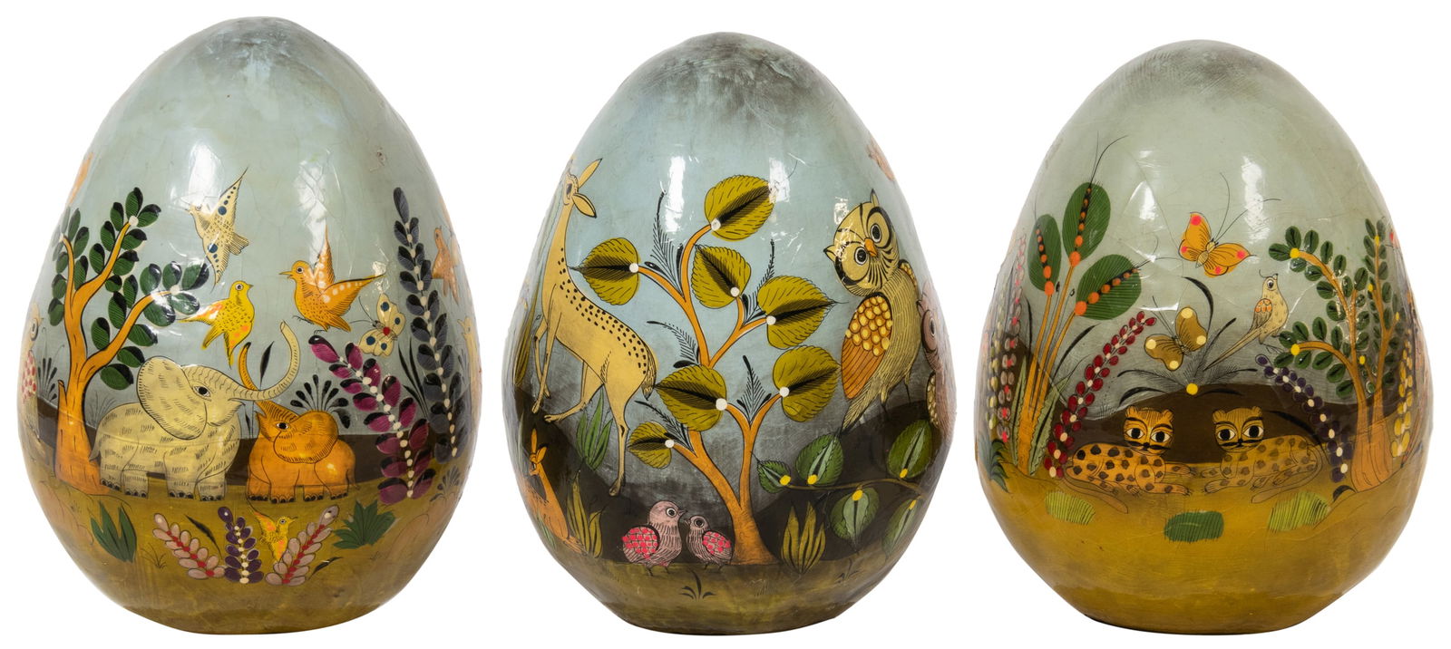 BUSTAMANTE, Sergio (Mexican, b. 1947). A Trio of Hand-Paint... (1 of 3)