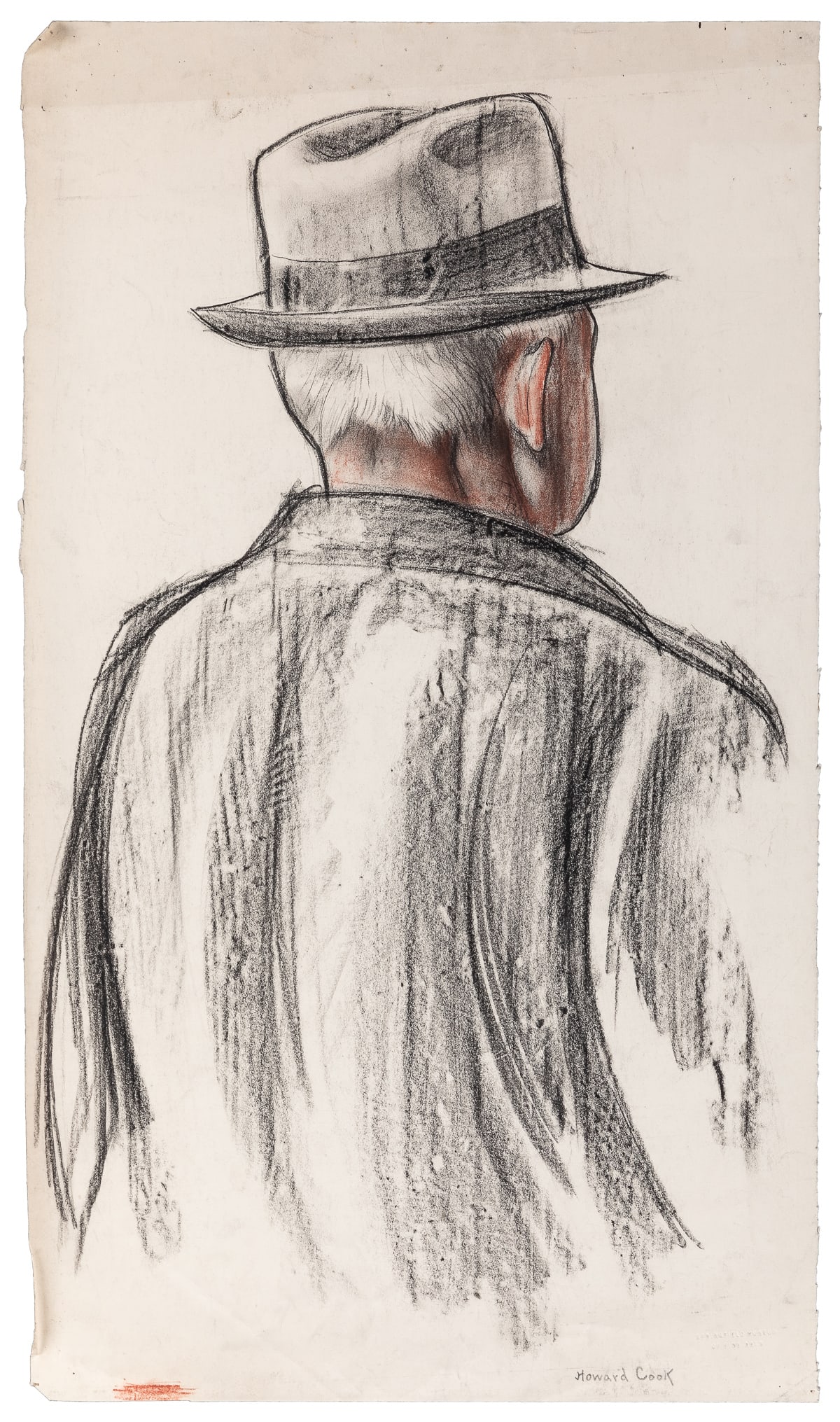 COOK, Howard N. (American, 1901-1980). Back of a Man. [Ca. ... (1 of 2)