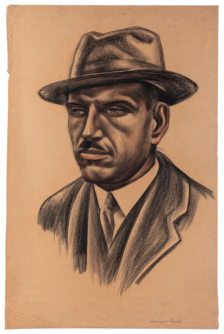 COOK, Howard N. (American, 1901-1980). Portrait of Edward S... (1 of 3)