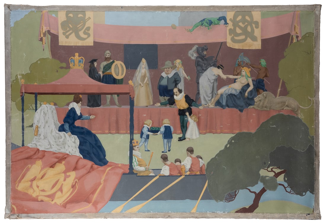 [ARTIST UNKNOWN] Roman Prize. Mural study or contest entry ... (1 of 1)