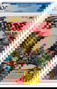 Beware Terror Tales #1 (Fawcett, 1951) CGC VG 4.0 Off-white...: Beware Terror Tales #1 (Fawcett, 1951) CGC VG 4.0 Off-white pages. Bob Powell art. CGC census 9/23: 5 in 4.0, 49 total.