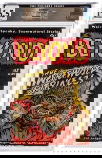 Beyond #1 White Mountain Pedigree (Ace Periodicals, 1951) C...: Beyond #1 White Mountain Pedigree (Ace Periodicals, 1951) CGC FN+ 6.5 White pages. Werewolf cover. Matt Baker-ish art. Lin Streeter and Al Hartley art. CGC census: 2 in 6.5, 9 higher.