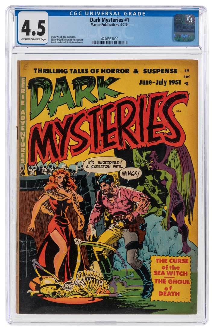 Dark Mysteries #1 (Master Publications, 1951) CGC VG+ 4.5 C... (1 of 1)
