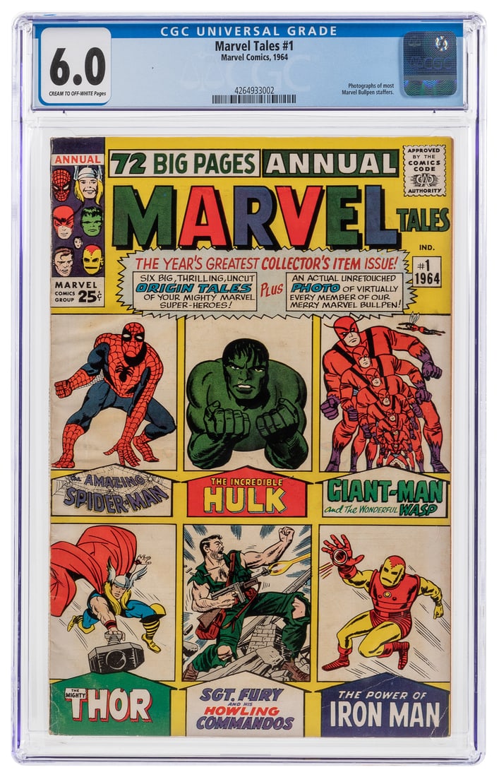 Marvel Tales #1 (Marvel, 1964) CGC FN 6.0 Cream to off-whit... (1 of 1)