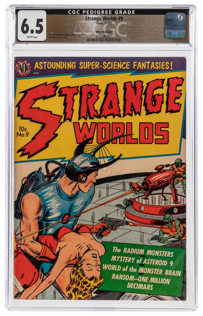 Strange Worlds #9 White Mountain Pedigree (Avon, 1952) CGC ... (1 of 1)