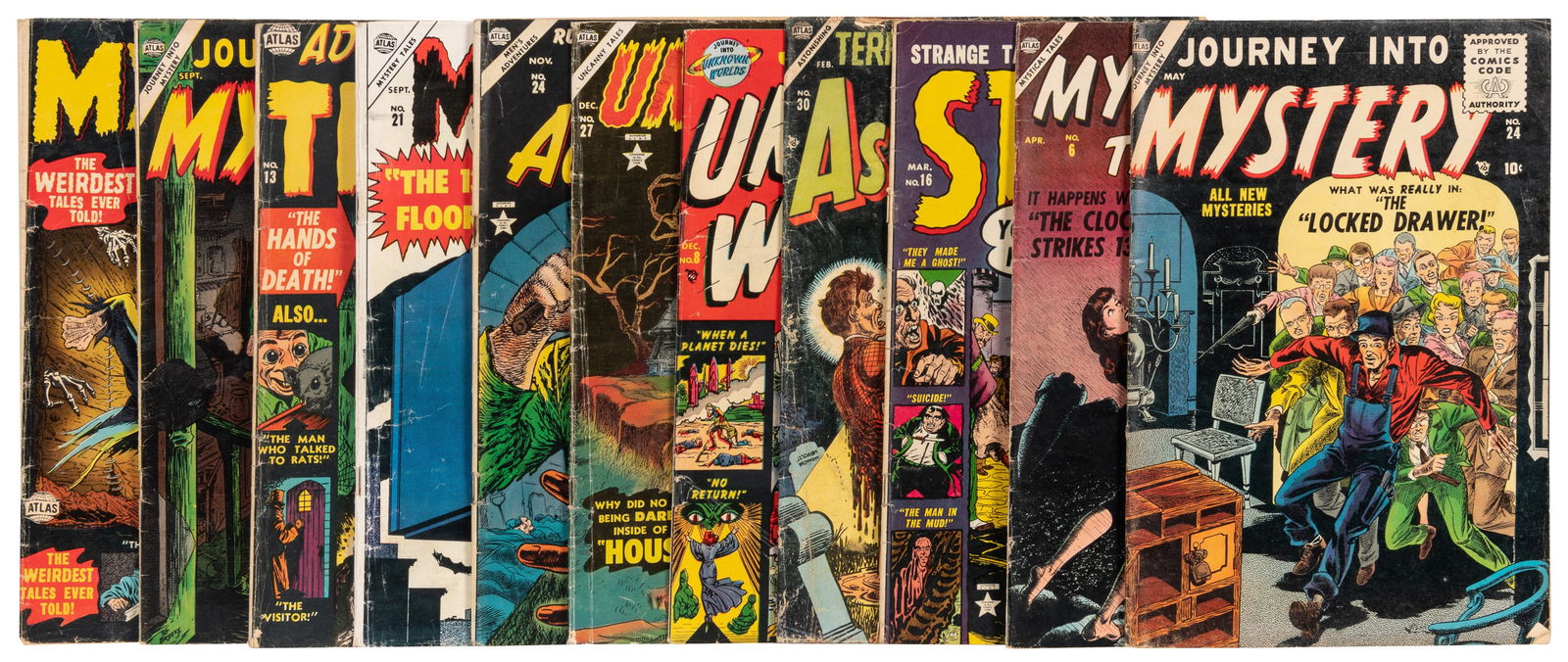 Pre-Code Horror and Early Mystery Comics Group of 11 (Atlas... (1 of 1)