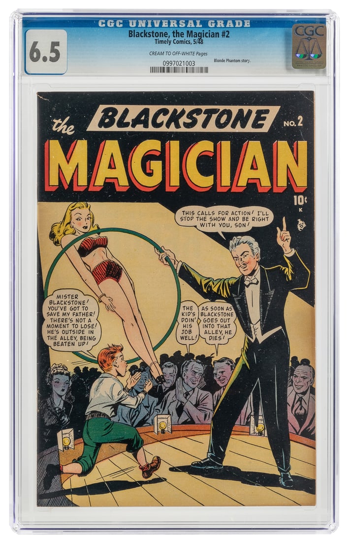 Blackstone the Magician #2 (Timely Comics, 1948) CGC 6.5 Cr... (1 of 1)