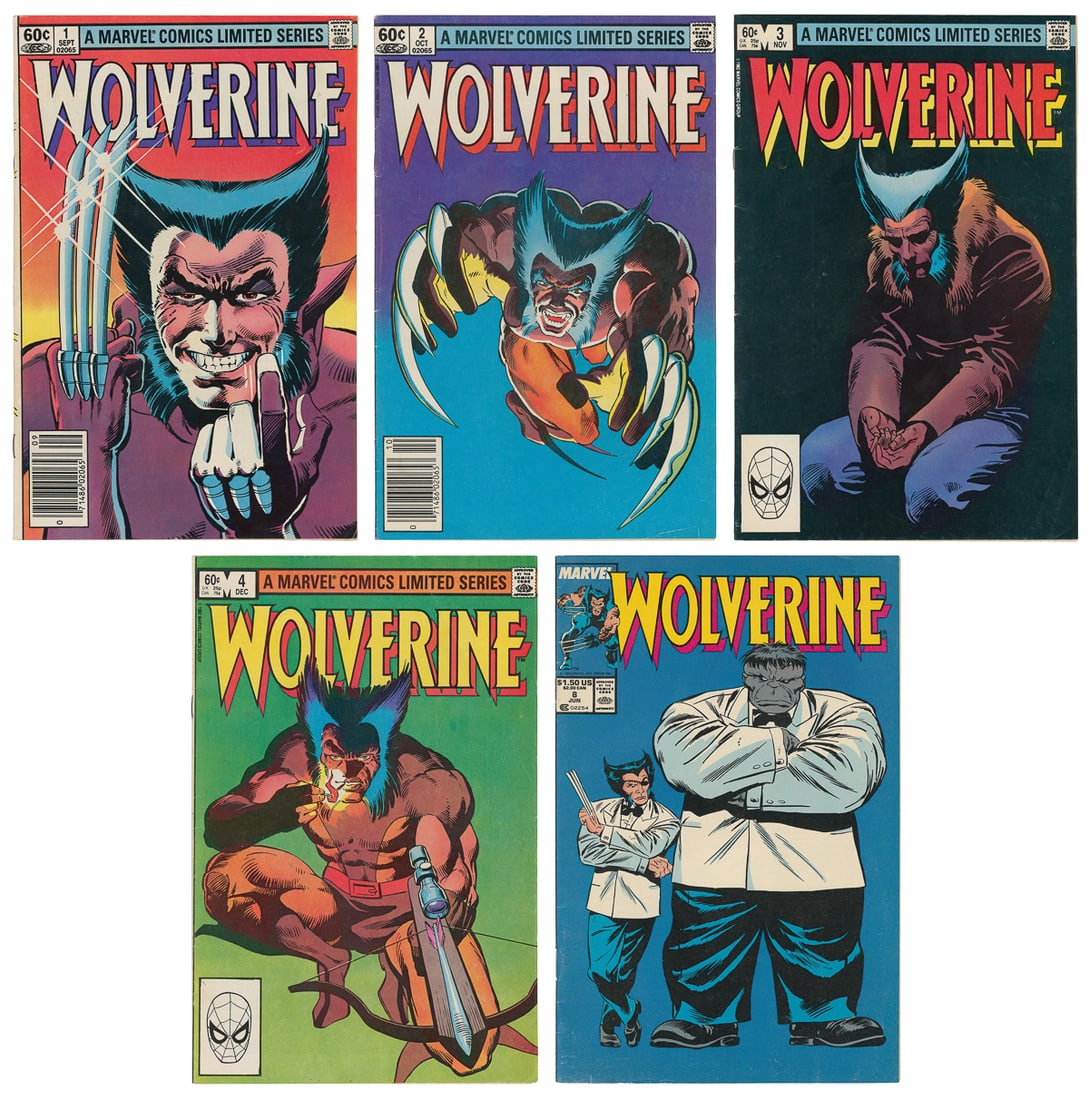 Wolverine (Marvel Comics, 1982, 1989) Condition: Average VG... (1 of 6)