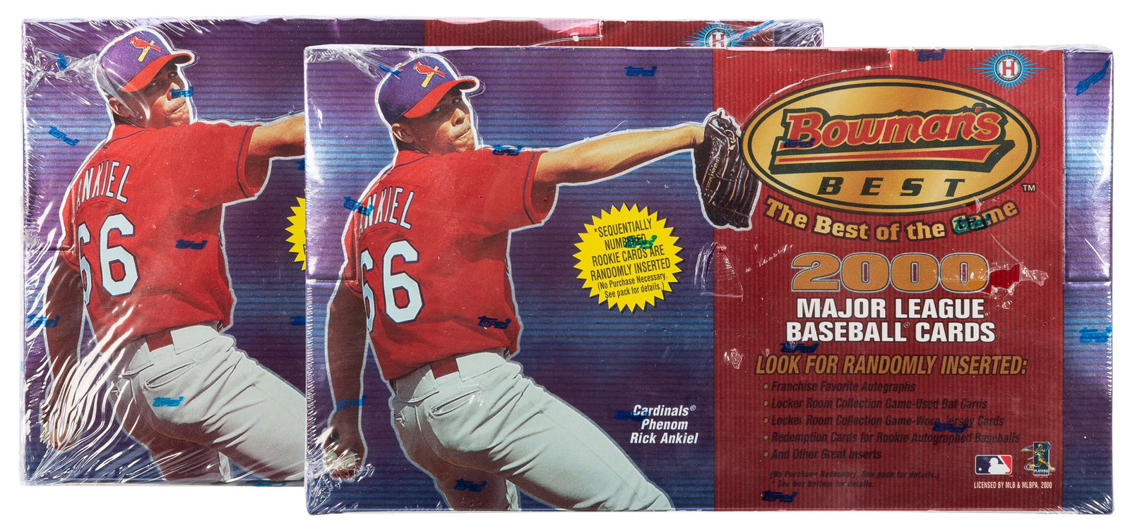 2000 Bowman’s Best Major League Baseball Pair of Sealed Hob... (1 of 1)
