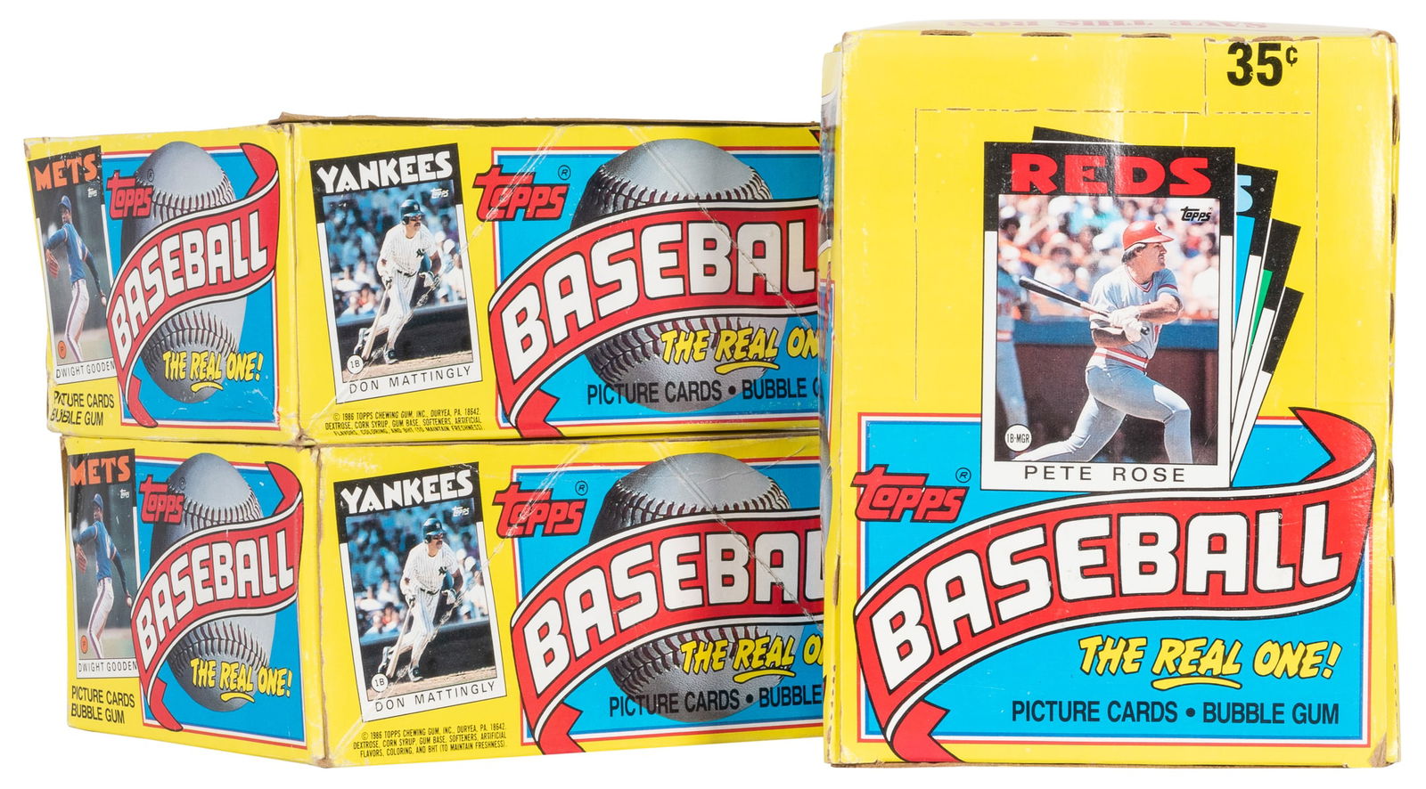 1986 Topps Baseball Group of 3 Wax Boxes. Duryea: Topps Che... (1 of 2)