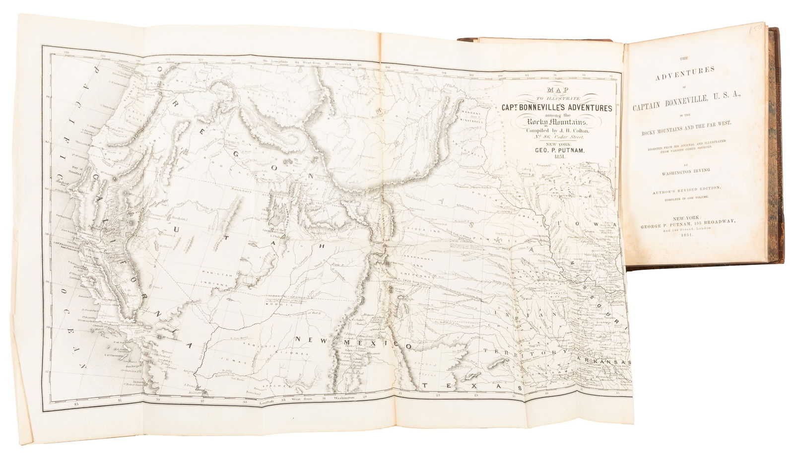 [GOLD RUSH]. IRVING, Washington (1783-1859). The Adventures... (1 of 2)