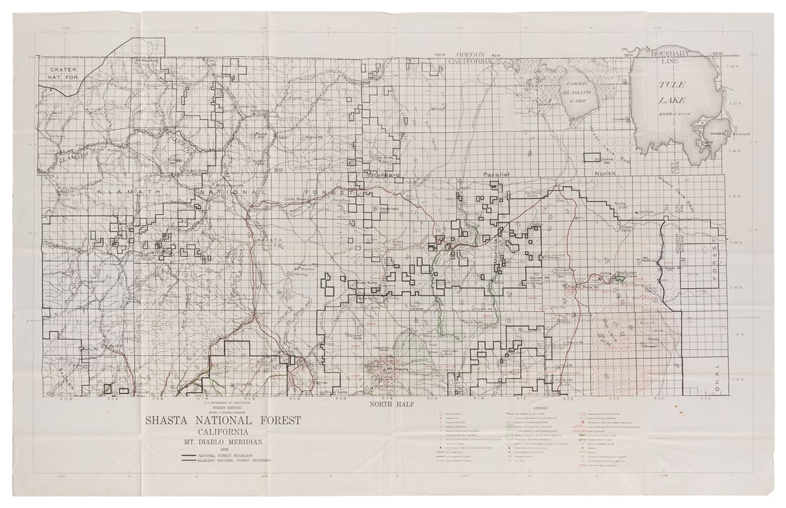 [AMERICAN NATIONAL PARKS]. North Half Shasta National Fores... (1 of 2)