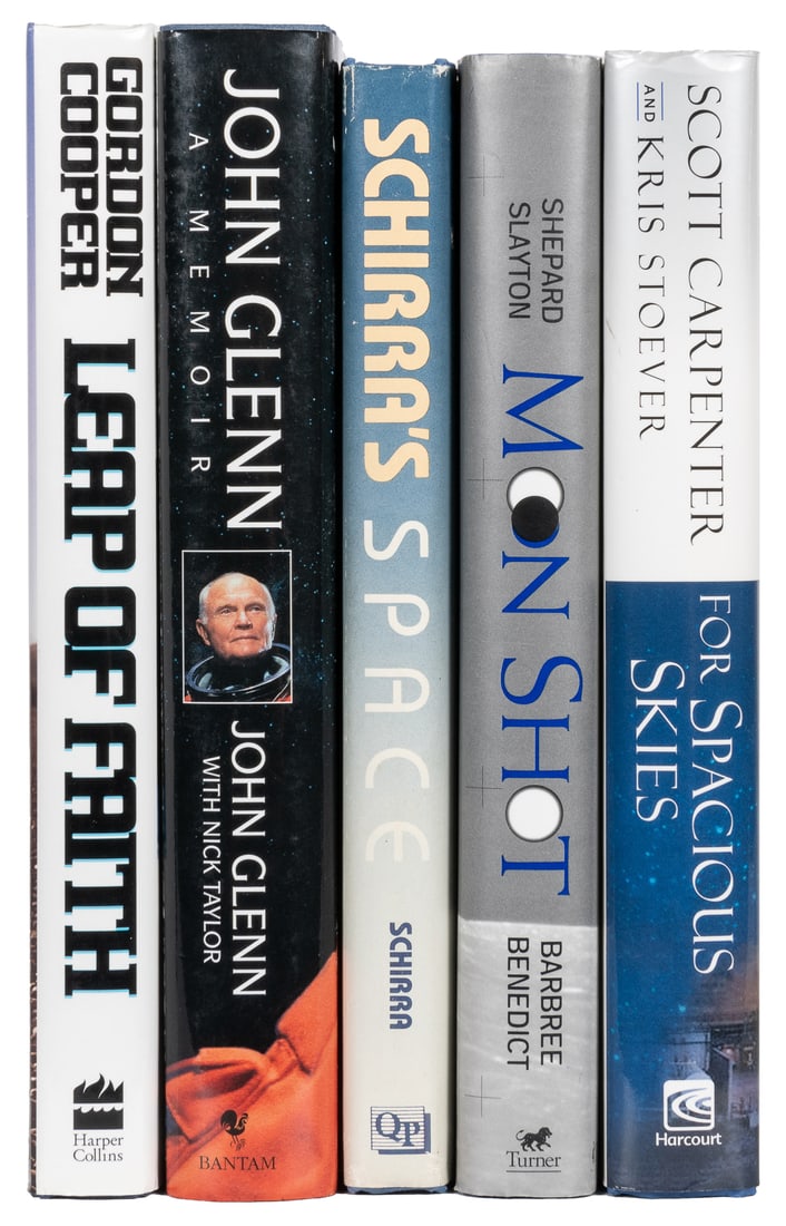 [ASTRONAUTS]. A group of 5 books signed by Mercury Astronau... (1 of 6)