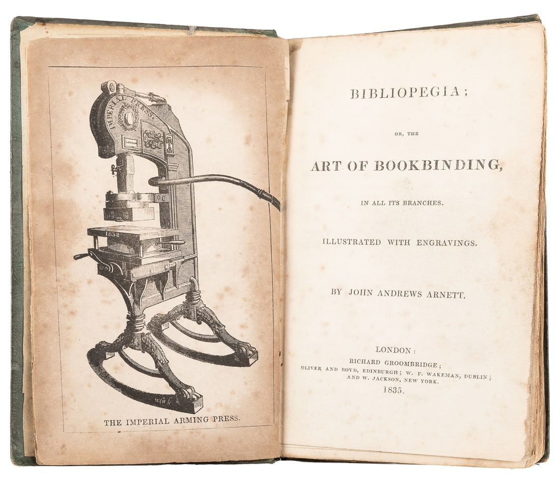 [BOOK BINDING]. ARNETT, John Andrews [pseudonym of HANNETT,... (1 of 1)