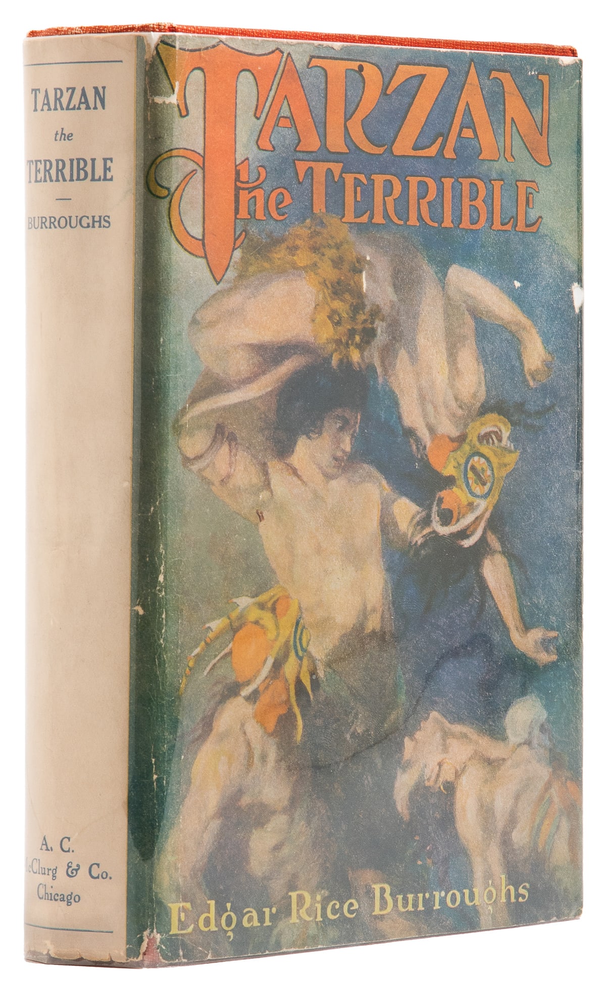 BURROUGHS, Edgar Rice (1875-1950). Tarzan the Terrible. Chi... (1 of 1)