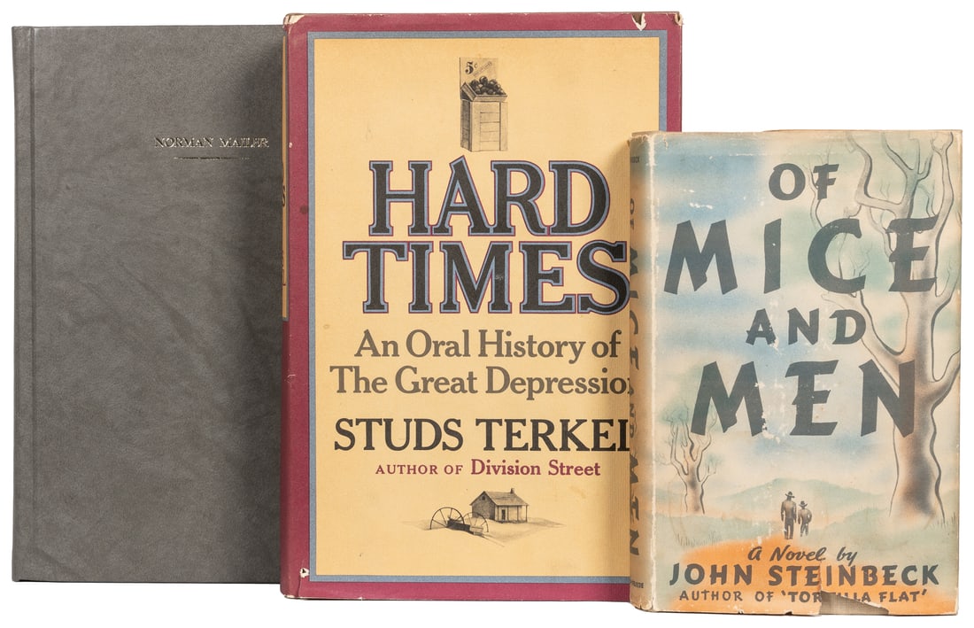 [LITERATURE]. A group of 3 titles, including: STEINBECK, Jo... (1 of 2)