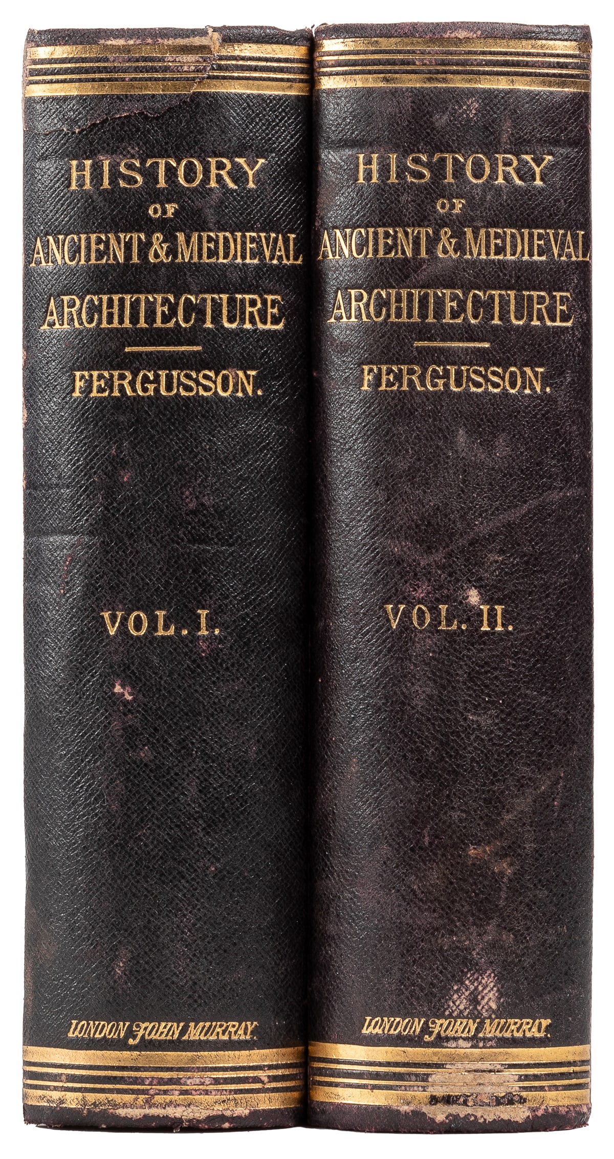 [REAGAN, Nancy (1921-2016), her copy]. FERGUSSON, James. A ...: [REAGAN, Nancy (1921-2016), her copy]. FERGUSSON, James. A History of Architecture in all Countries. London: John Murray, 1893. 2 volumes, royal 8vo. Illustrated. Original roan-backed cloth, spines gi