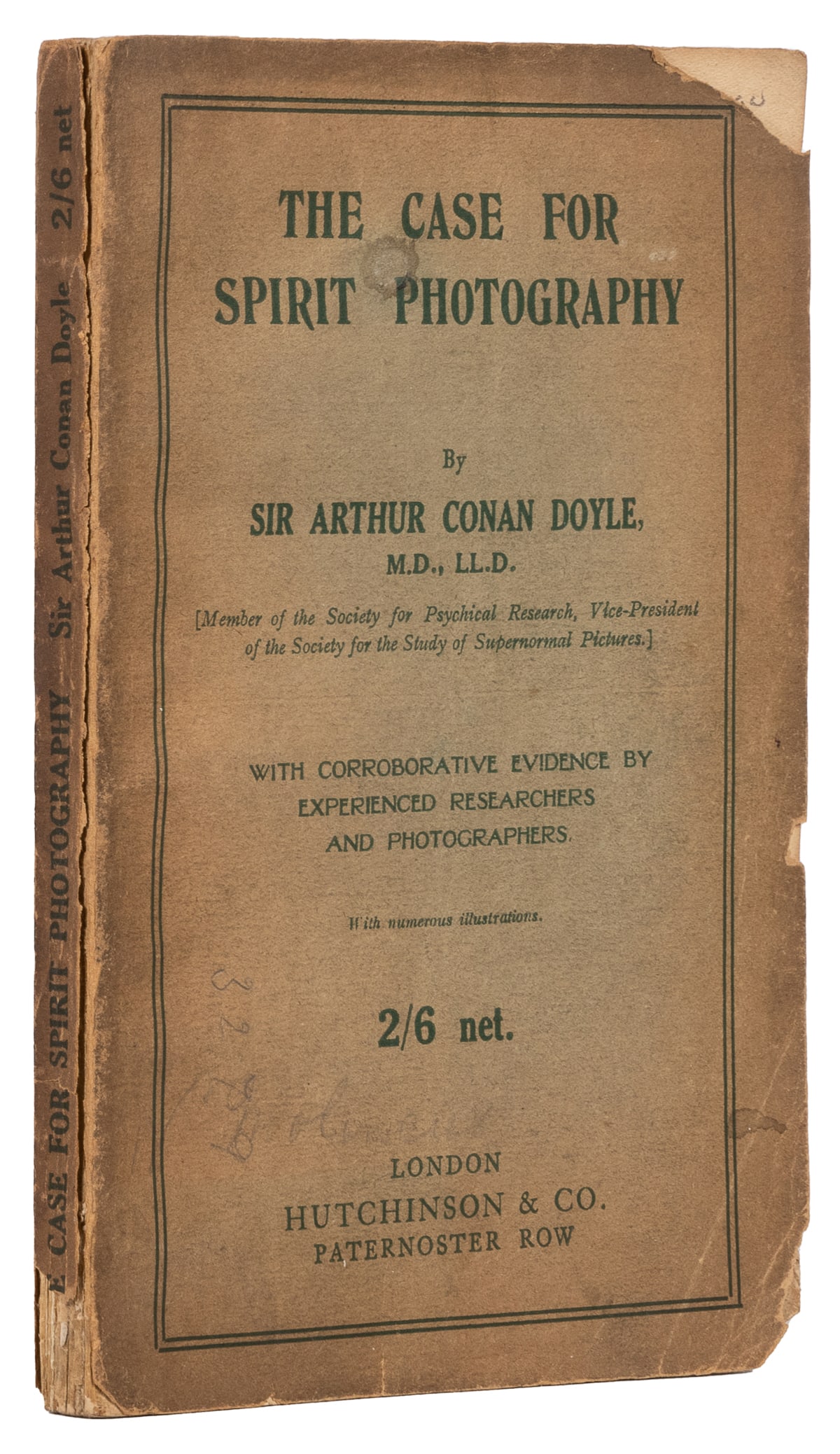 DOYLE, Arthur Conan (1859-1930). The Case for Spirit Photog... (1 of 1)