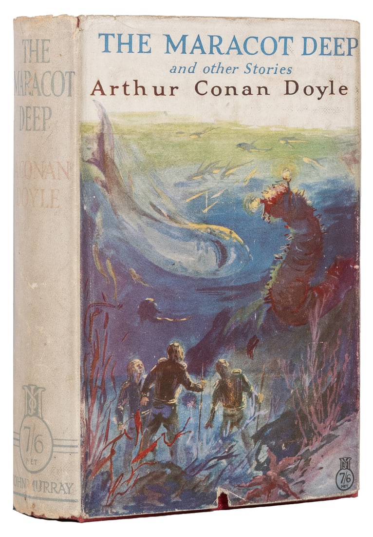 DOYLE, Arthur Conan (1859-1930). The Maracot Deep and Other...: DOYLE, Arthur Conan (1859-1930). The Maracot Deep and Other Stories. London: John Murray, [1929]. 8vo. Original pinkish-red cloth lettered in gilt (spine very gently sunned with a slight crease, some
