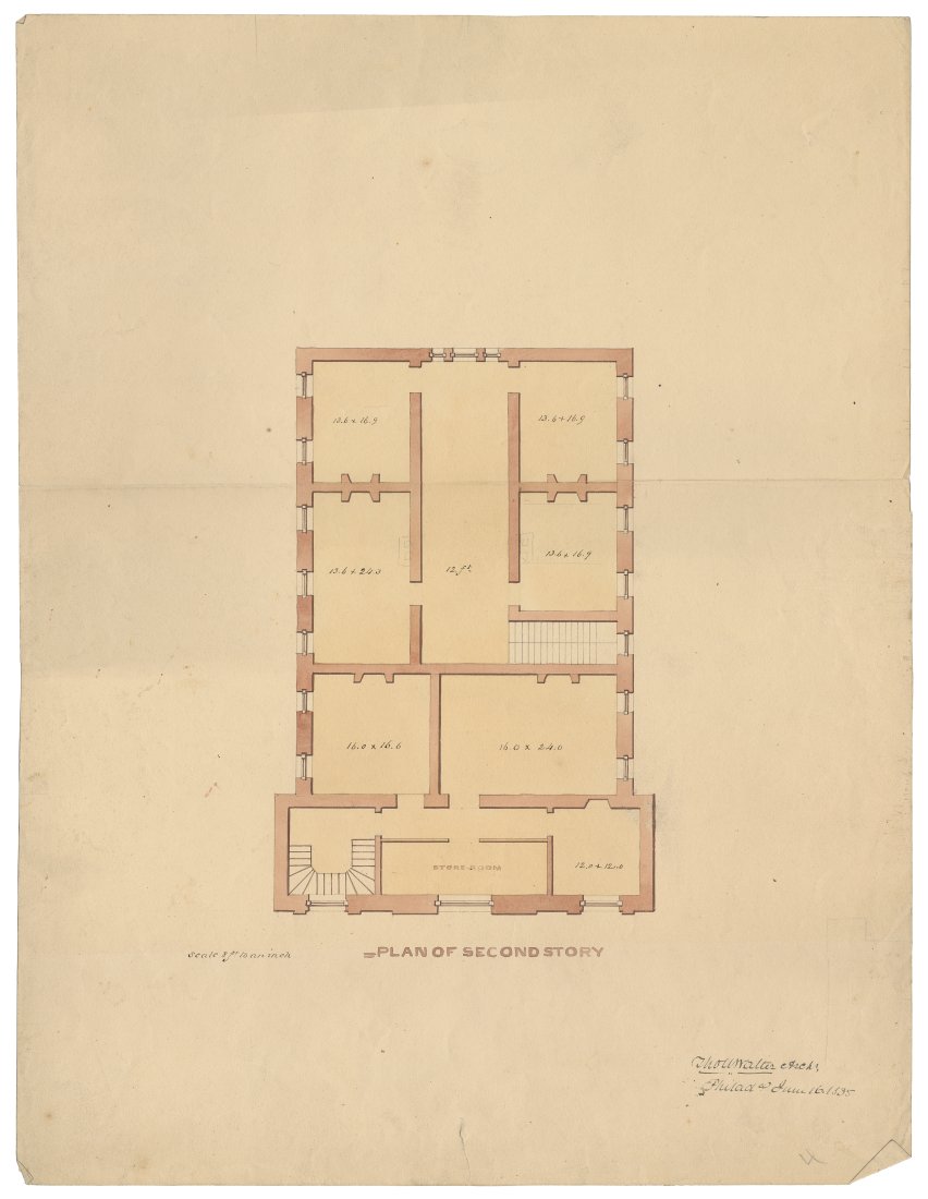 [AMERICAN ARCHITECTURE]. WALTER, Thomas Ustick (1804–1887).... (1 of 1)