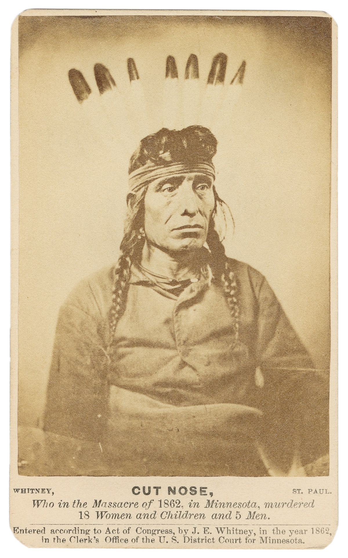 [NATIVE AMERICANS]. CDV o... (1 of 1)