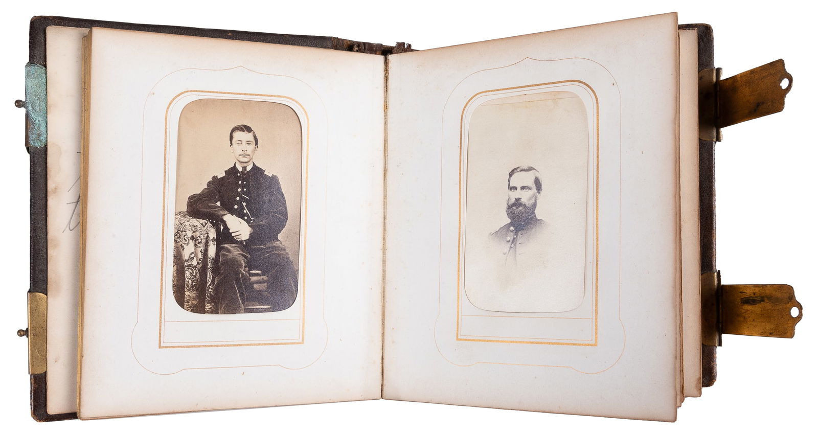 [CIVIL WAR]. A Photo Album of CDVs, Including 14 P... (1 of 5)