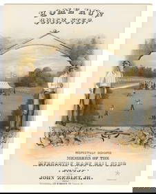 [BASEBALL]. [SHEET MUSIC]. Zebley, John, Jr. Home Run Quick... (1 of 2)