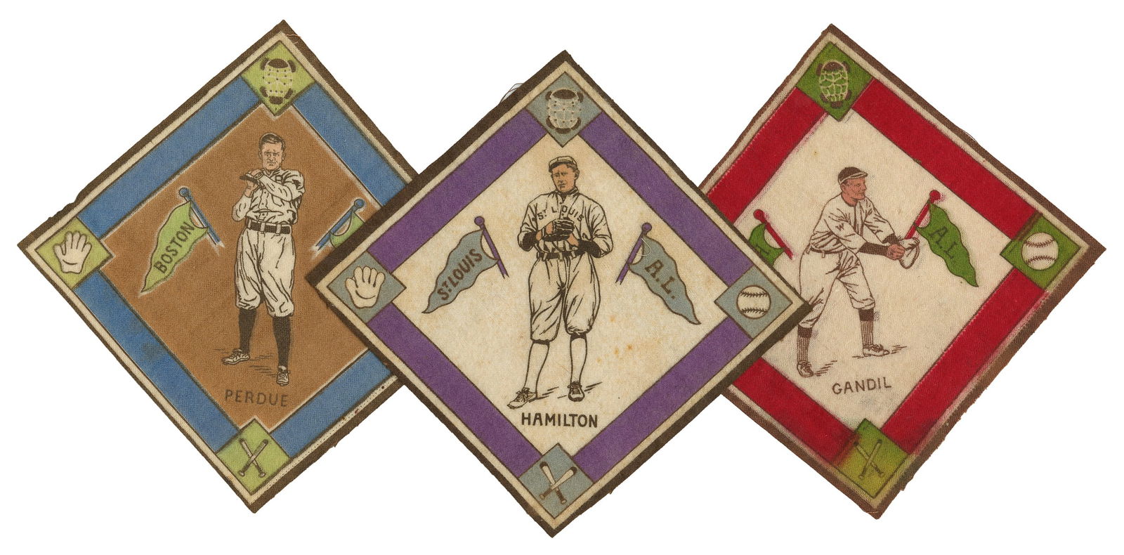 [BASEBALL B18 “BLANKETS”]. Group of 17 Egyptienne Cigarette... (1 of 3)