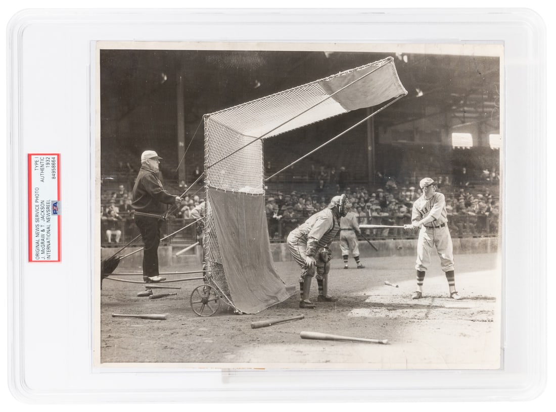 [BASEBALL]. Original International Newsreel Photo of John J... (1 of 2)
