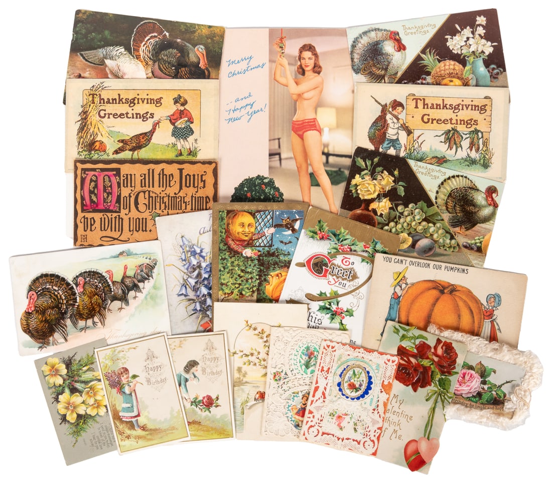 [HOLIDAY CARDS]. A Huge Group of Nearly 400 Color Holiday C... (1 of 1)