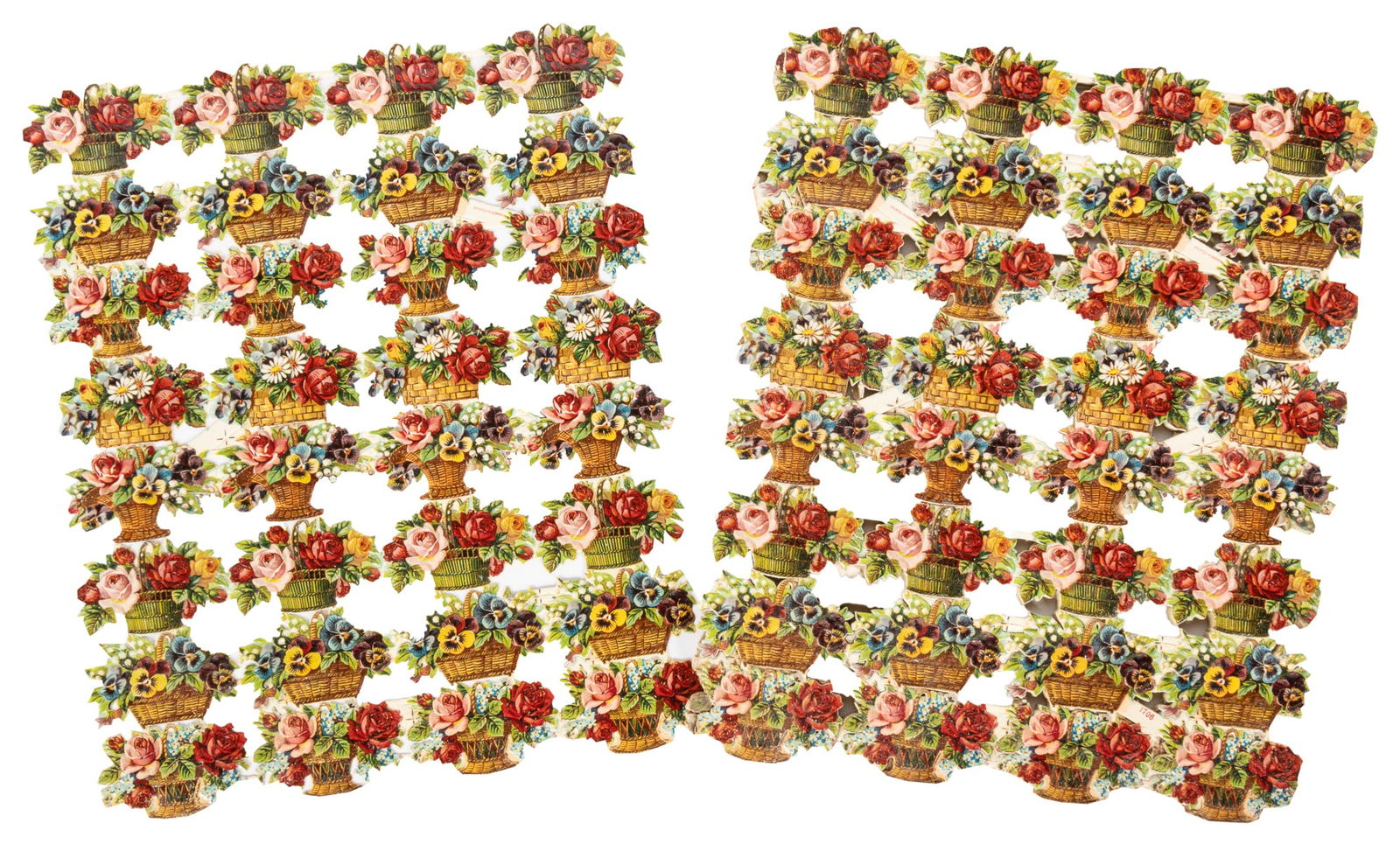 [LITHOGRAPHY] Original Bundle of 20 Die-Cut Scrap Sheets of... (1 of 1)