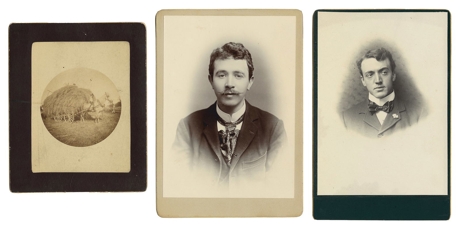 [PHOTOGRAPHY]. A Group of 65 Cabinet Cards or Snapshots and... (1 of 2)