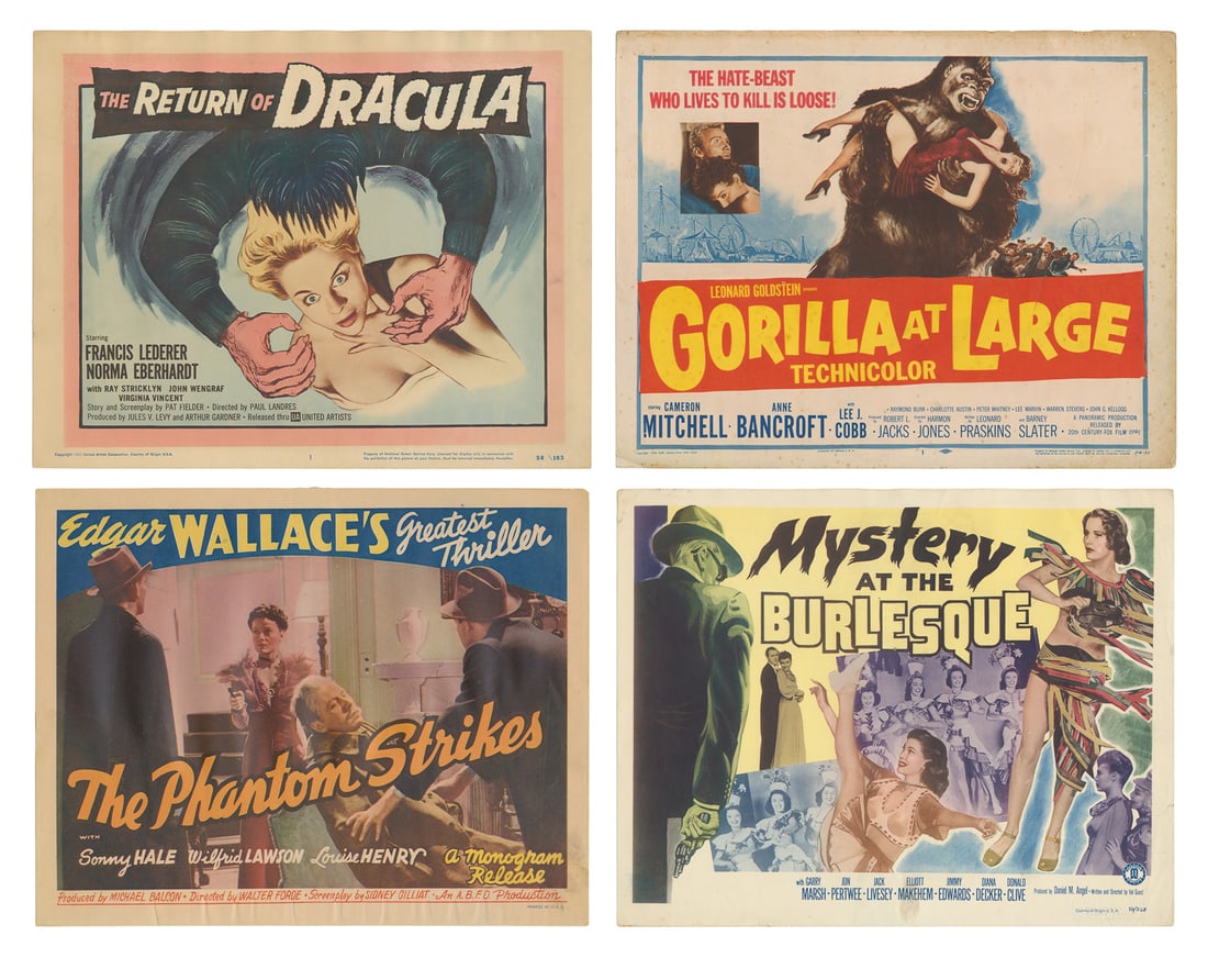 Group of 52 Color or Tinted Lobby Cards. [Hollywood, ca. 19... (1 of 5)