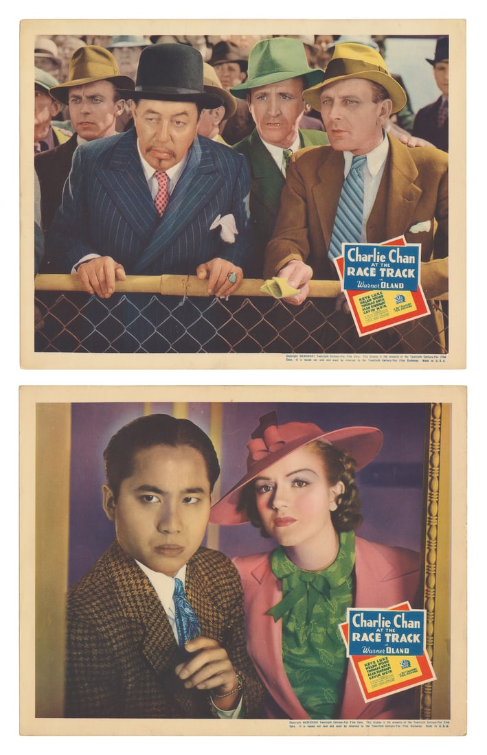 [CHARLIE CHAN]. Charlie Chan at the Race Track. Two Color L... (1 of 3)
