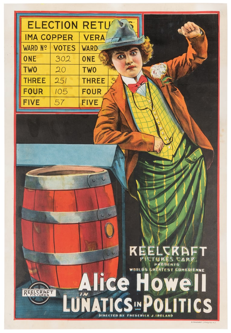Lunatics in Politics. Reelcraft Pictures, 1920. One-sheet (... (1 of 1)