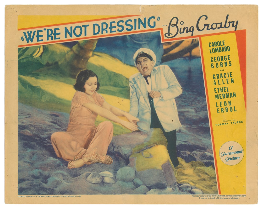 [ERROL, Leon (1881-1951) and CROSBY, Bing (1903-1977)]. Col... (1 of 1)