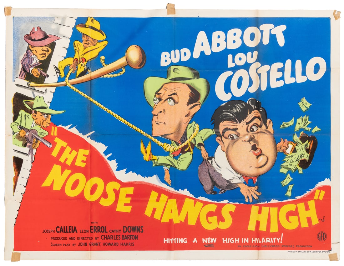 The Noose Hangs High. Eagle Lion, 1948. British Quad (30 x ... (1 of 1)