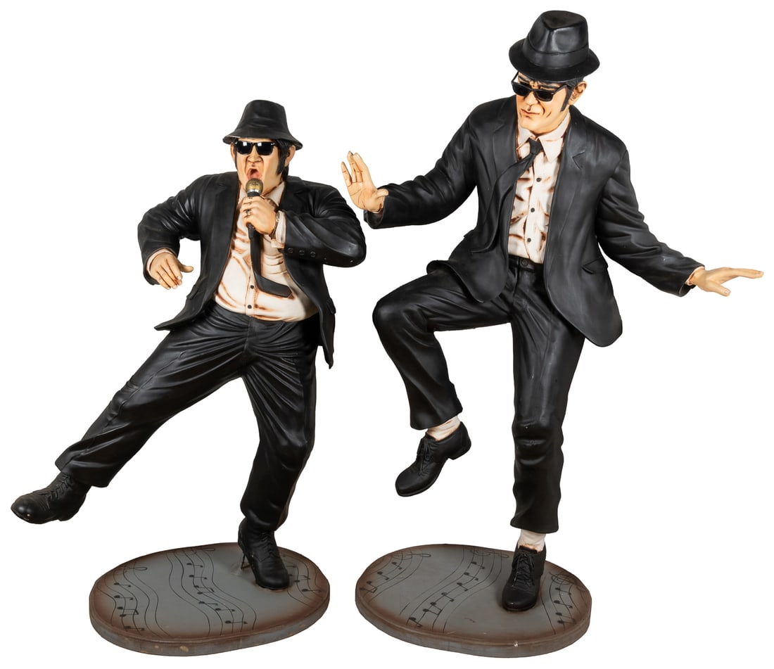 The Blues Brothers Life Size Statues. Pair of fiberglass fi... (1 of 3)