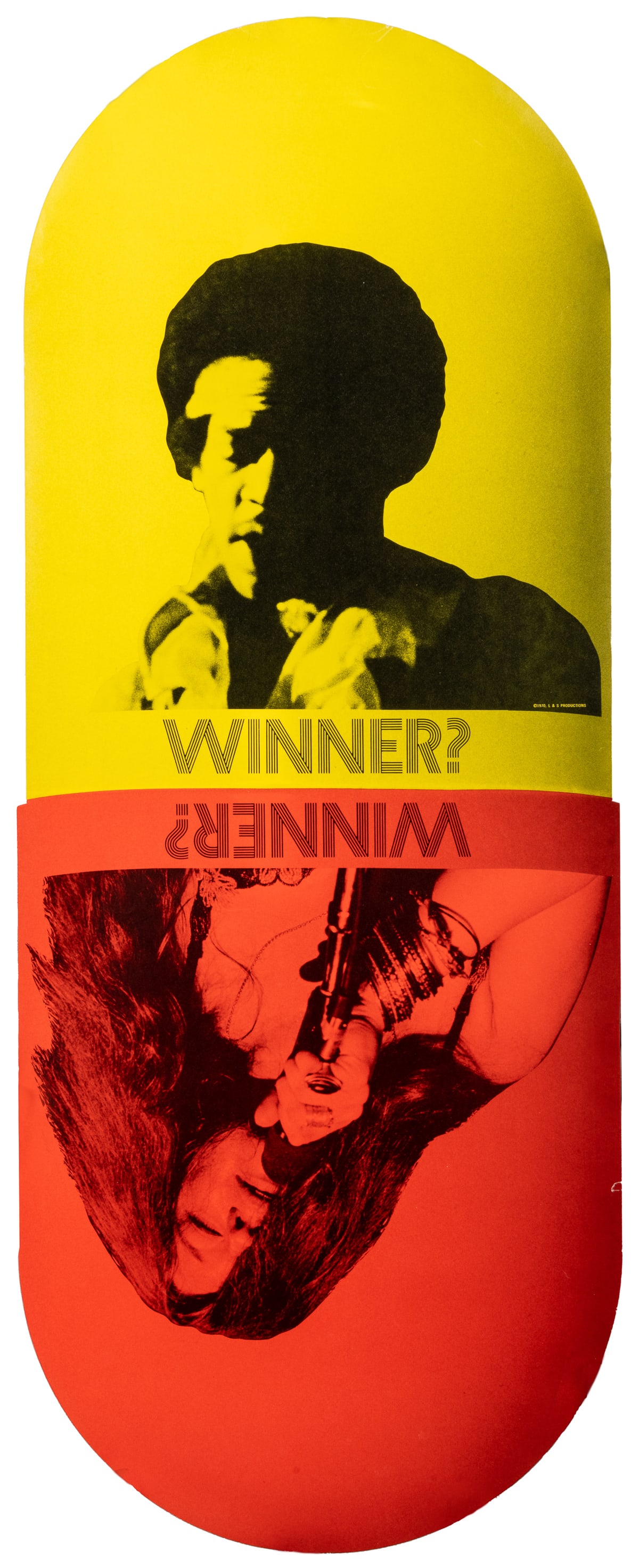 Jimi Hendrix / Janis Joplin “Winner? Headshop Poster. L&S P... (1 of 1)