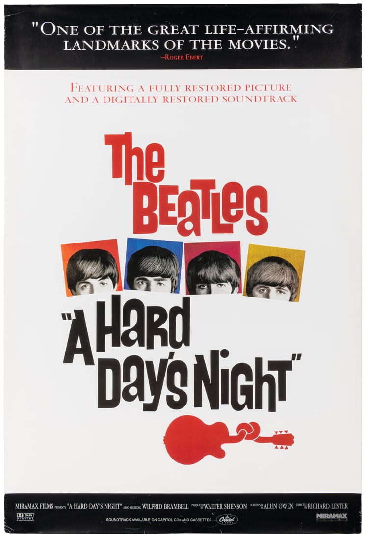 [RINGO STARR/THE BEATLES]. Group of 6 Posters. Comprising p...: [RINGO STARR/THE BEATLES]. Group of 6 Posters. Comprising posters for Ringo’s 2001 and 2022 tours accompanied by a record insert promoting his 1998 album Vertical Man and a poster for his 2005-06 tr