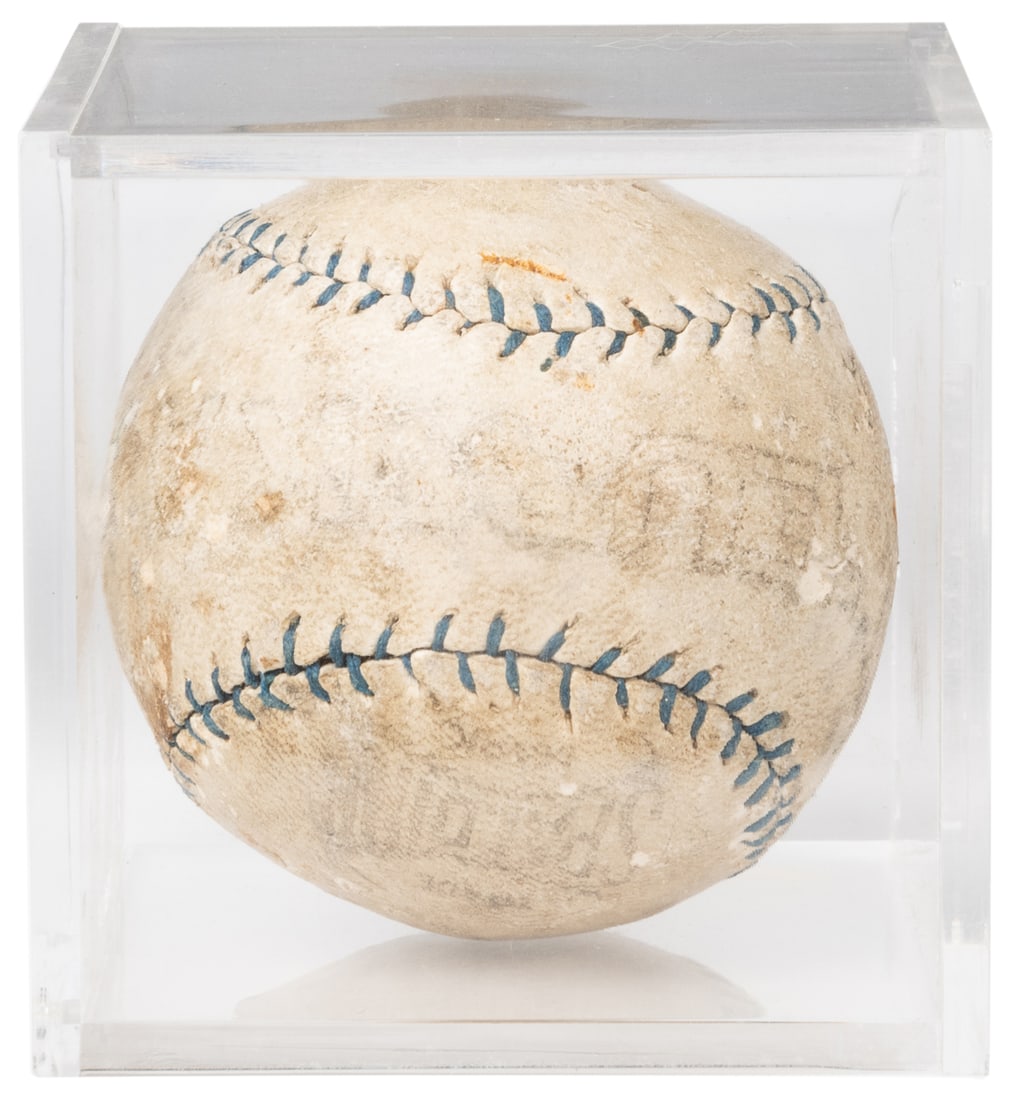 Group of 4 Antique Baseball Items. Including:  1. Spaldin... (1 of 4)