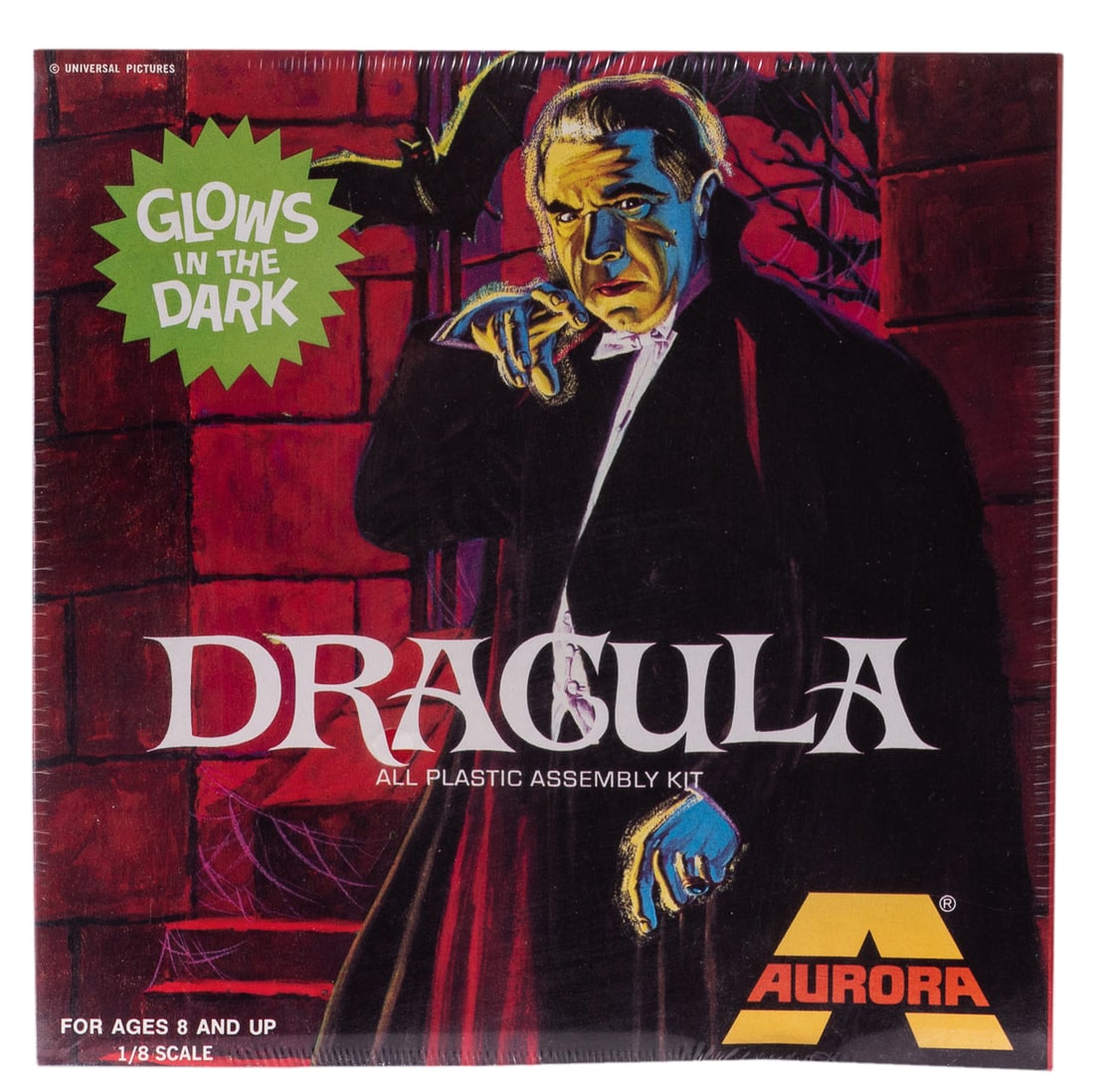 Aurora Dracula Glow in the Dark Sealed Model Kit. Aurora, 1... (1 of 1)