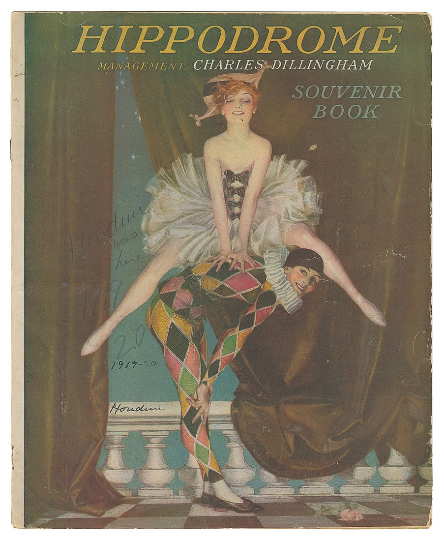 HOUDINI, Harry (Erik Weisz, 1874 – 1926). Signed Houdini Ne... (1 of 3)
