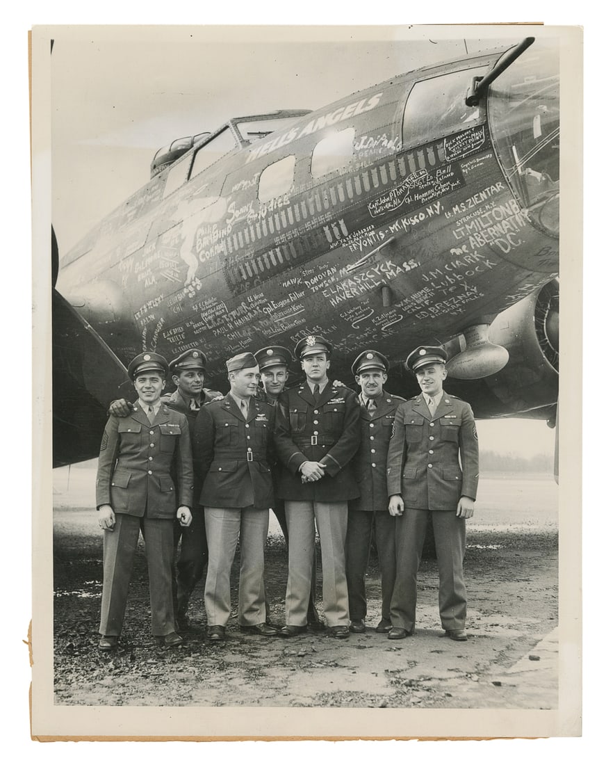 [WWII]. [MILITARY AVIATION]. Press Photograph of the “Hell’... (1 of 1)