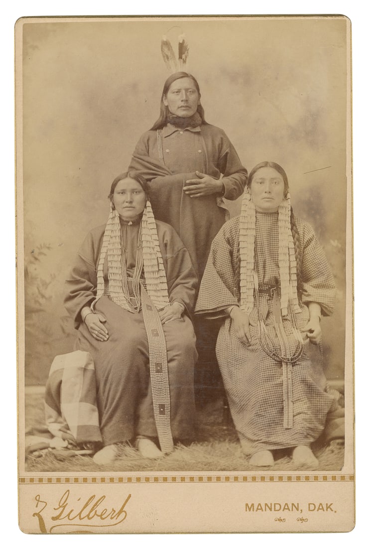 [NATIVE AMERICANS]. [NOTCHININGA (“No Heart”)]. Cabinet pho... (1 of 1)