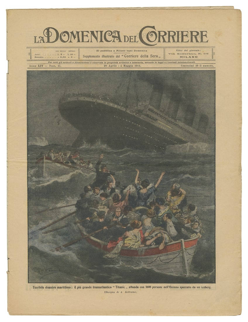[RMS TITANIC]. La Domenica del Corriere. Milan, 28 April-5 ... (1 of 1)