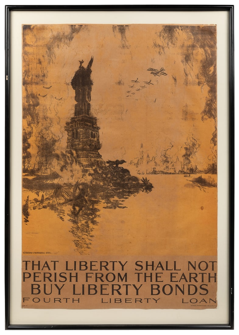 PENNELL, Joseph (1857 – 1926). That Liberty Shall Not Peris... (1 of 1)