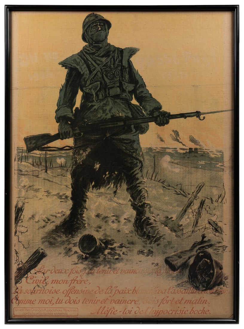 NEUMONT, Maurice (1868 – 1930). On Ne Passe Pas. 1918. Pari... (1 of 1)